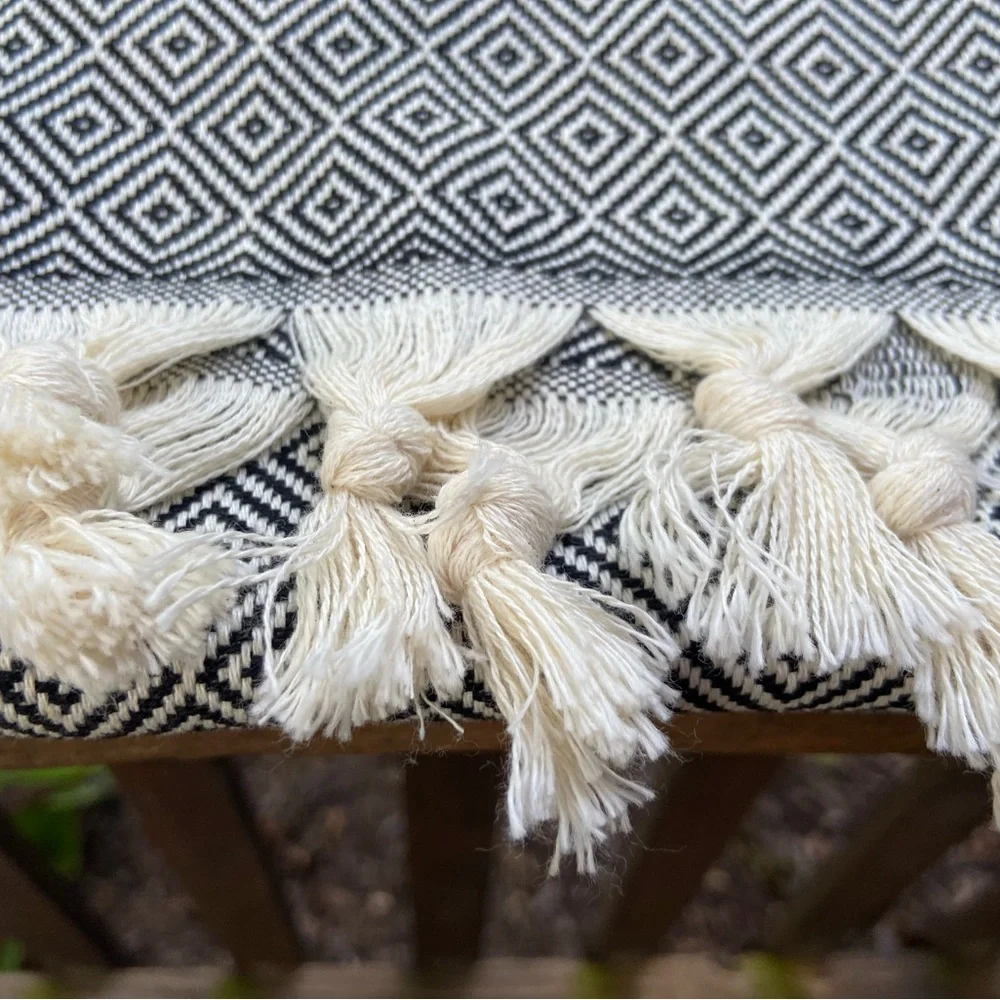 2 Turkish Organic Cotton Dish Towels or Bathroom Hand Towels Soft Absorbent NWOT